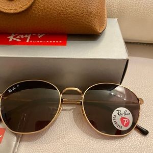 BRAND NEW | RAY BAN | Rob Violet + Gold Frame Sunglasses